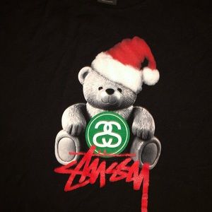 Stussy Christmas Bear T-shirt